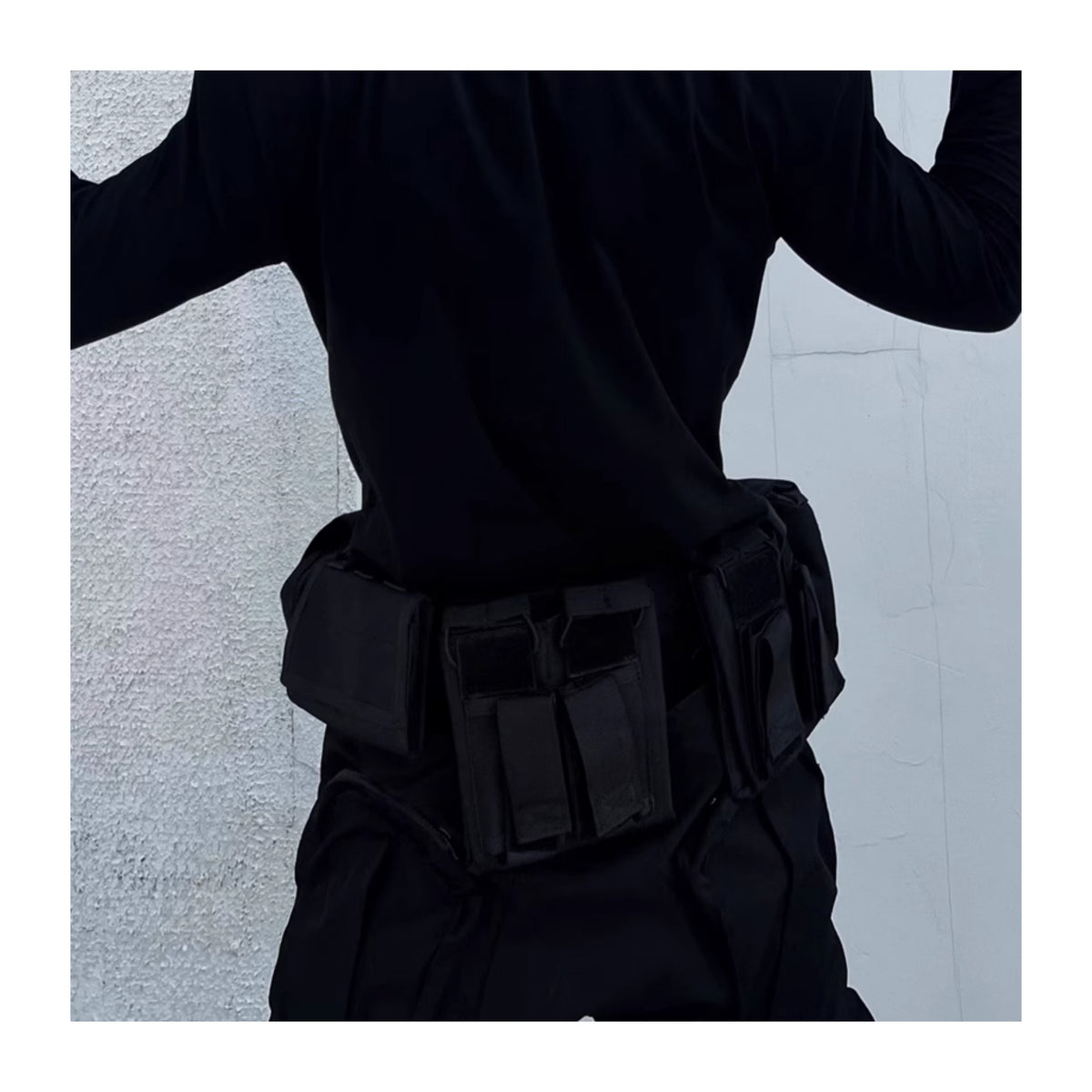 Haut de la rue Fonction Détachable Multifonctionnel Ceinture Tactique Taille sac costume