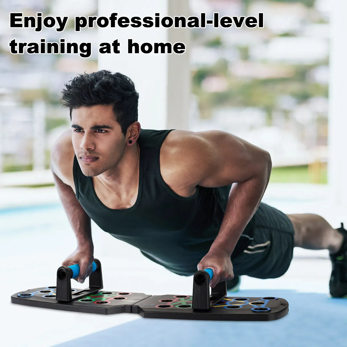 28 en 1 Push Up Rack Board System Fitness Workout Train Home Gym Exercise Stands