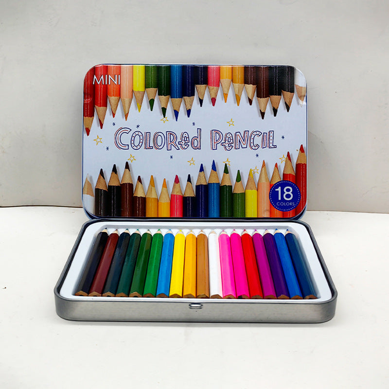 18 Colors Hexagonal Oil-Based Colored Pencils