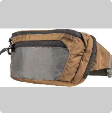 Multifonctionnel Double couche Portable Tactical Waist Pack Nylon imperméable Ceinture réglable