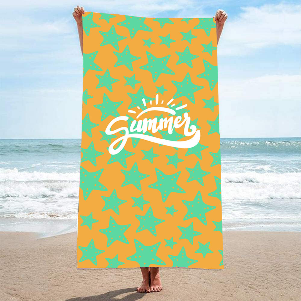 Serviette imprimée Seaside Vacation Beach Serviette de bain