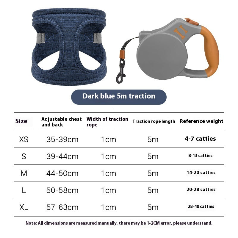 Chien Walking Rope Chien Leash Vest Style