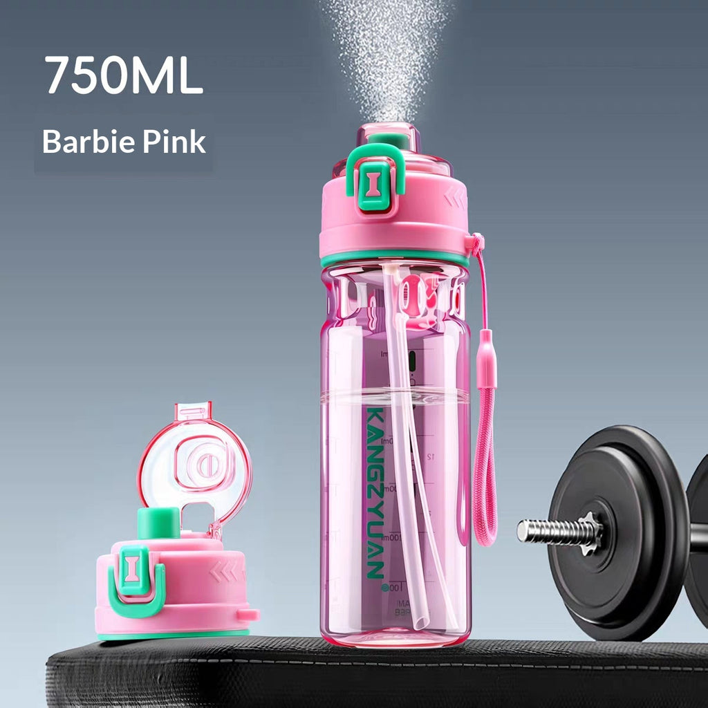 Bouteille de sport portable à double usage