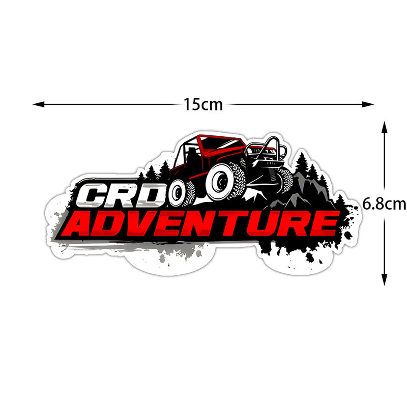 Stickers Camping Bumper Wild Campfire Adventure Décoration