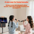 Portable Bluetooth Video Speaker With A Rotatable Screen And Wireless Screen Mirroring For Smartphones
