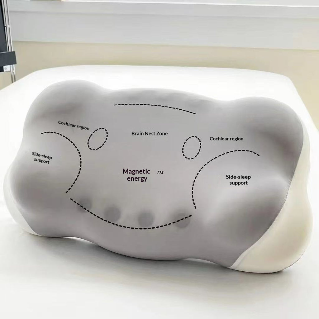 Oreiller magnétique en mousse de mémoire à rétractation lente