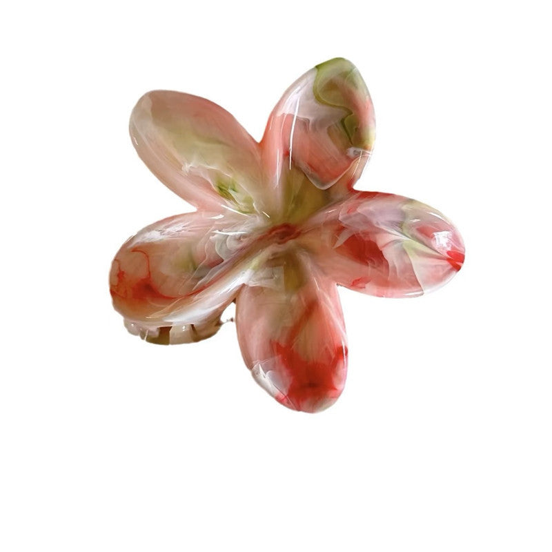 Clip de cheveux de fleur de floraison d'été