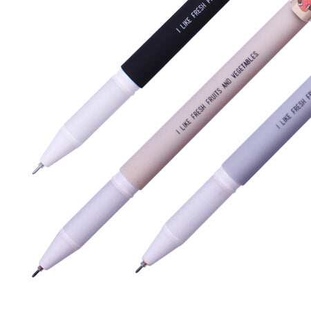 Stylo de gel noir stylo à aiguille plein stylo à eau stylo signature
