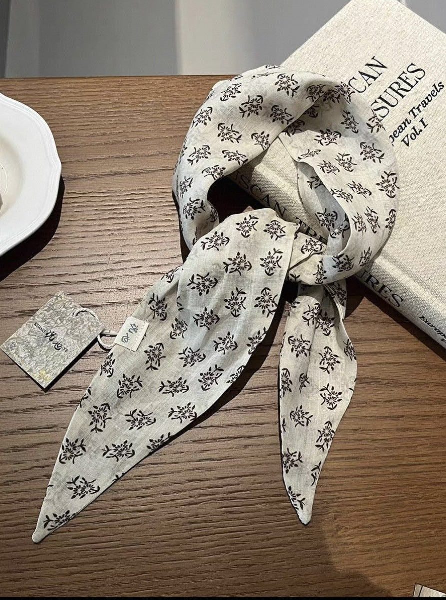 Écharpe de cou de style vintage chic polyvalente