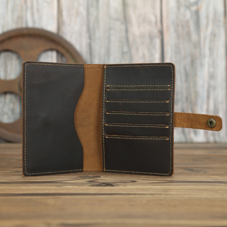 Passeport Multi-fonctionnel Portefeuille Portable Mode Casual