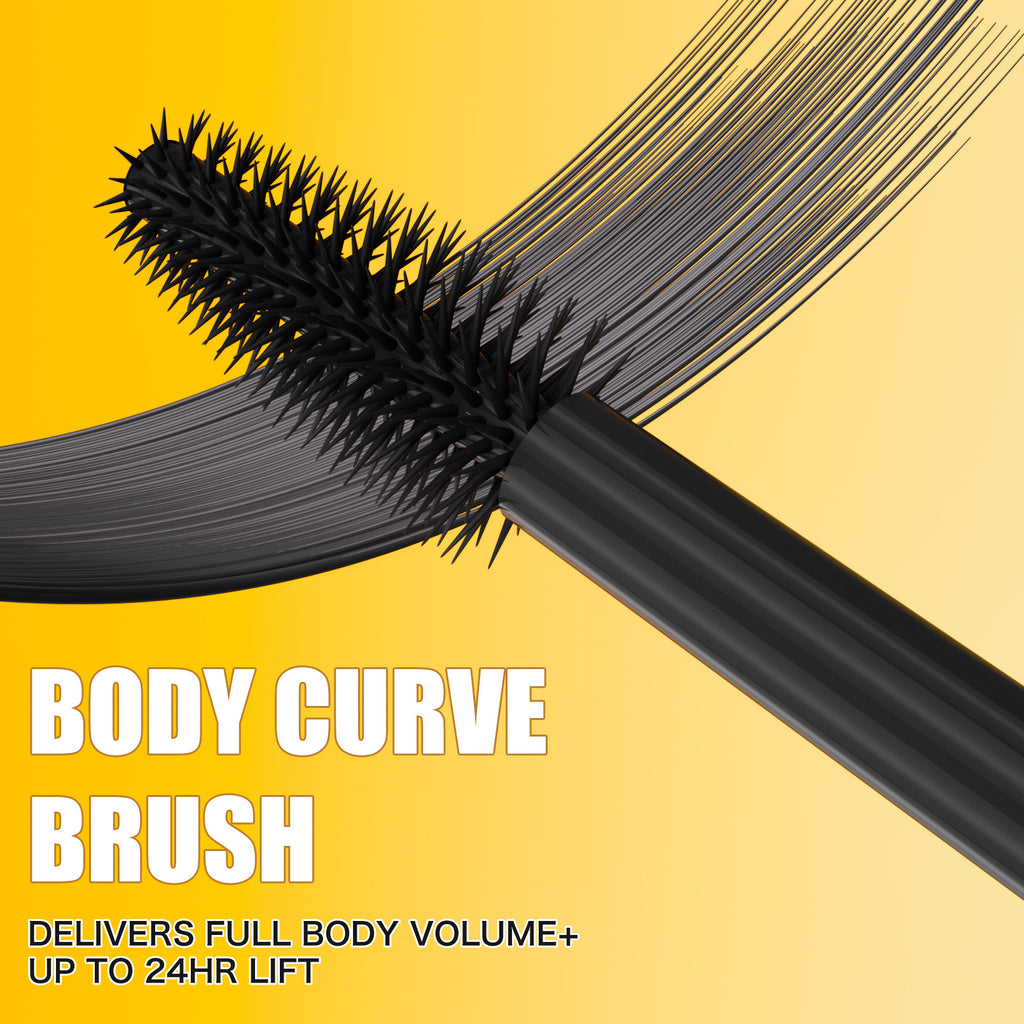 Curling allongé à l'aspect naturel Volumizing Waterproof Mascara