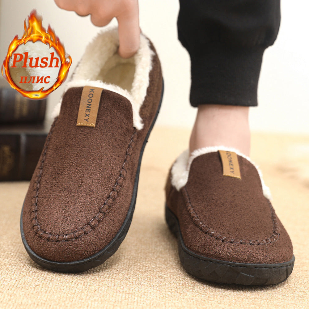 Chaussures de coton pour hommes pour les voyages en plein air