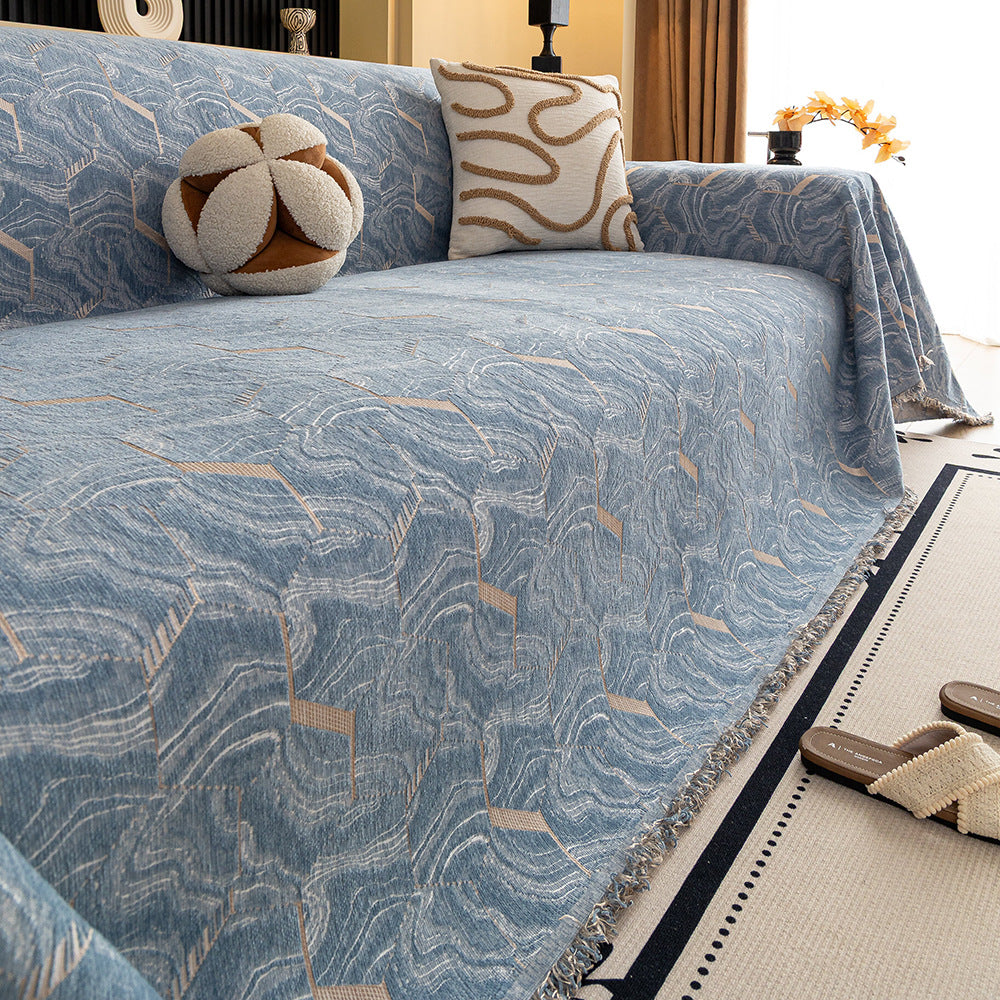 Minimaliste Light-Luxury Chenille Non-Slip Cat-Proof Sofa Cover