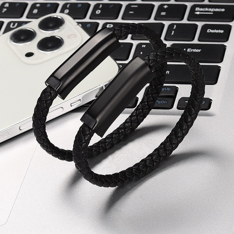 Bracelet USB en cuir de données