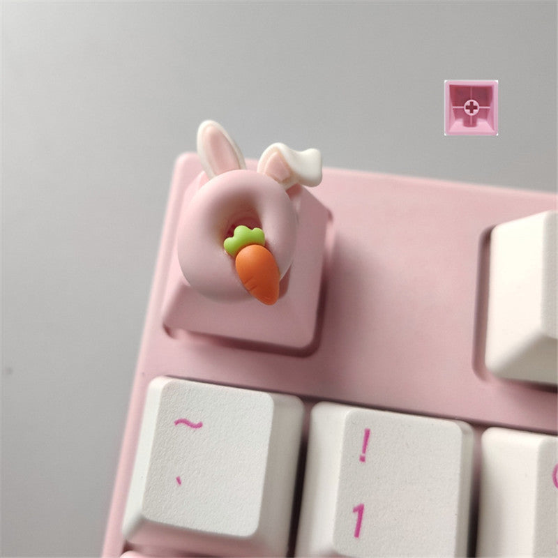 Résine Mini Cartoon Cap-clé Spot aveugle