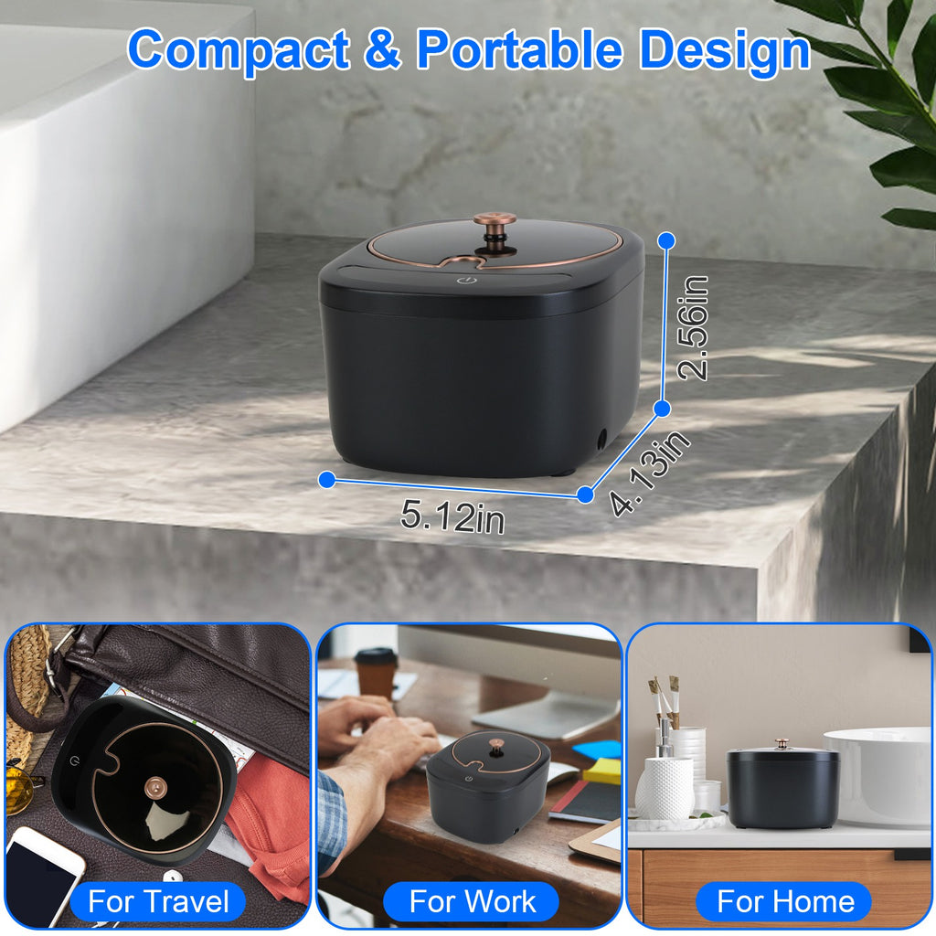 1Pc Ultrasonic Retainer Cleaner 45kHz Machine de nettoyage à ultrasons avec 3 modes 230ML Capac