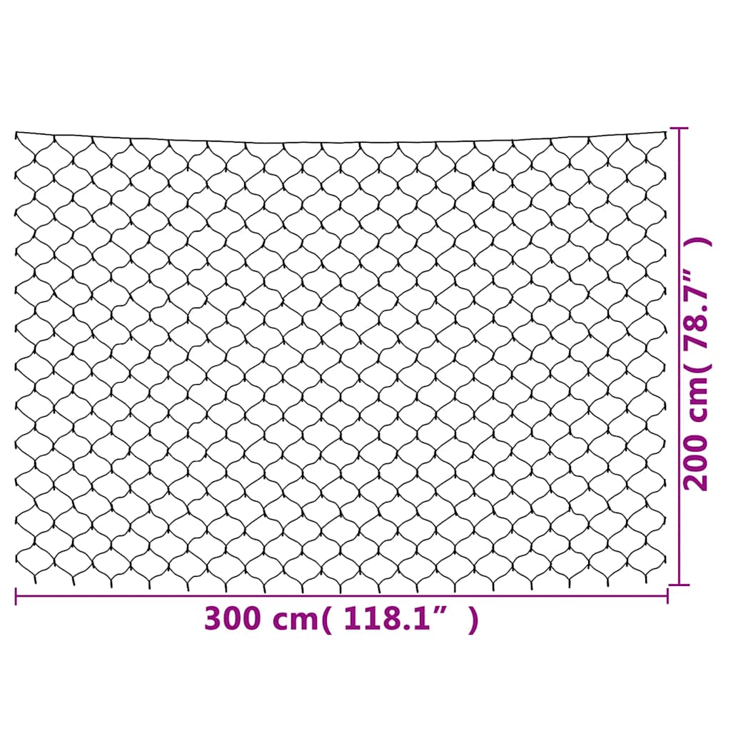 Lumière LED Net chaud blanc 3x2 m 204 LEDs Intérieur