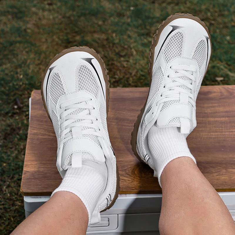 Arrival Versatile White Sneakers with Laces