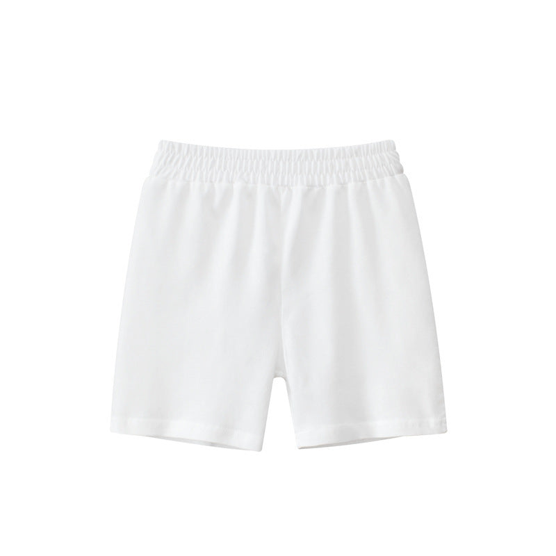 Short Capri pour enfants de couleur solide
