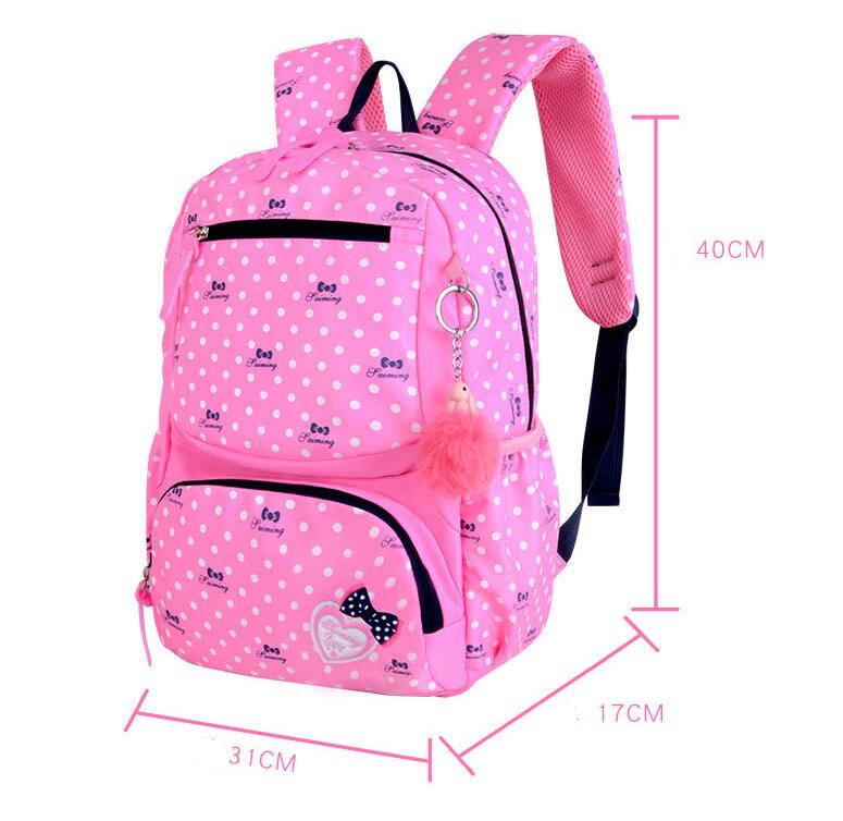 École primaire fille style coréen mignon Princess sac à dos