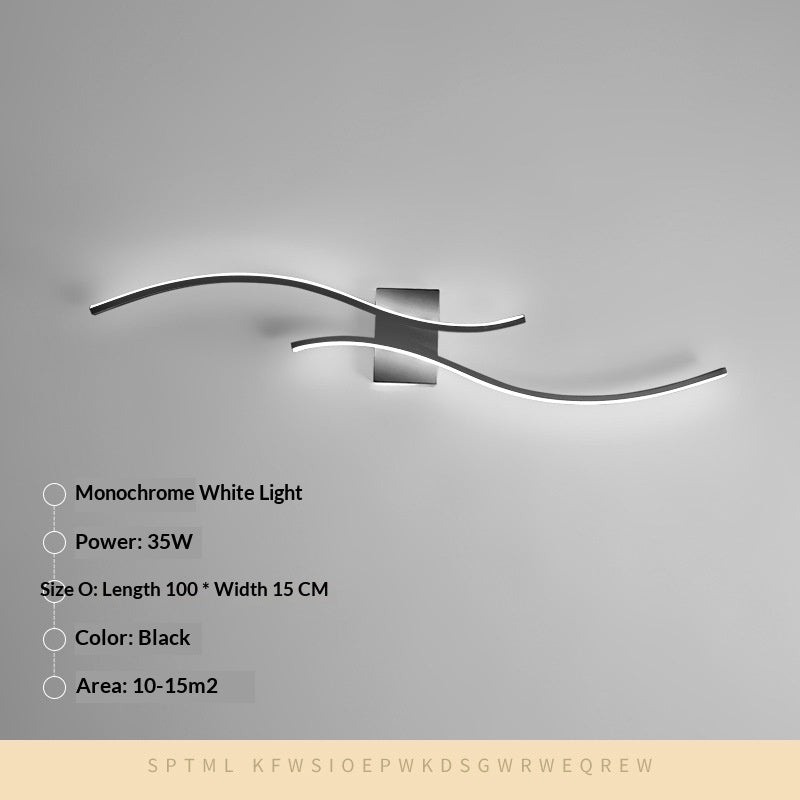 Long Minimalist Wall Sconce Chambre ou Hallway