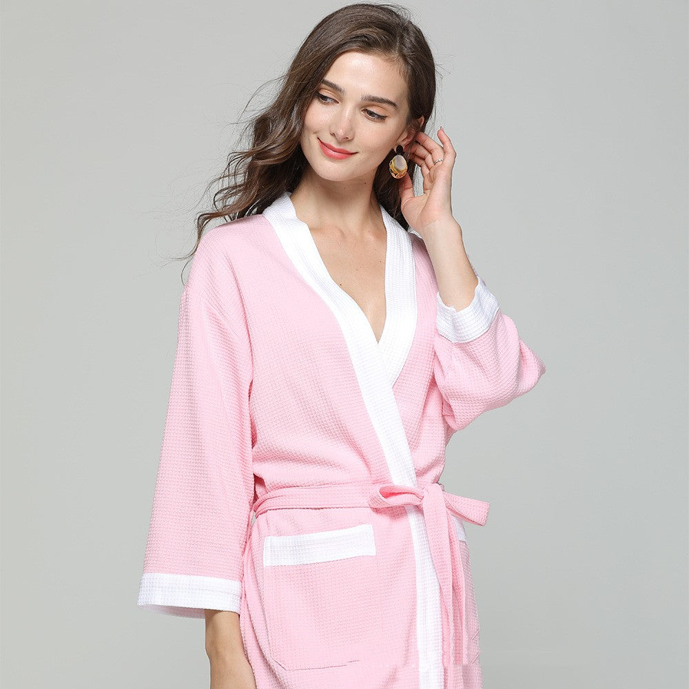 Serviette de toilettage pour hommes en coton robe de gaufre