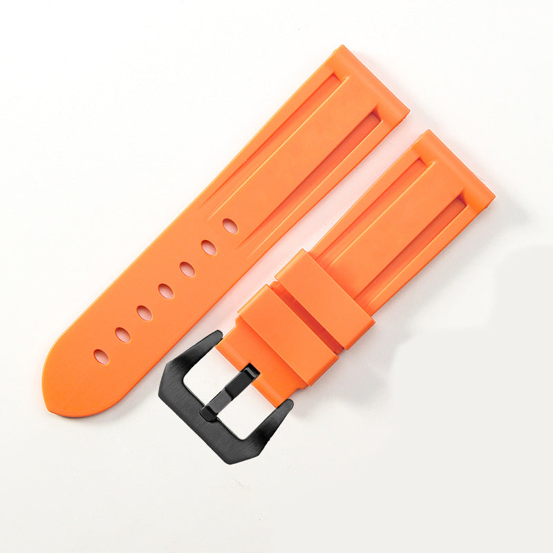 Bracelet de montre en silicone épingle en caoutchouc imperméable