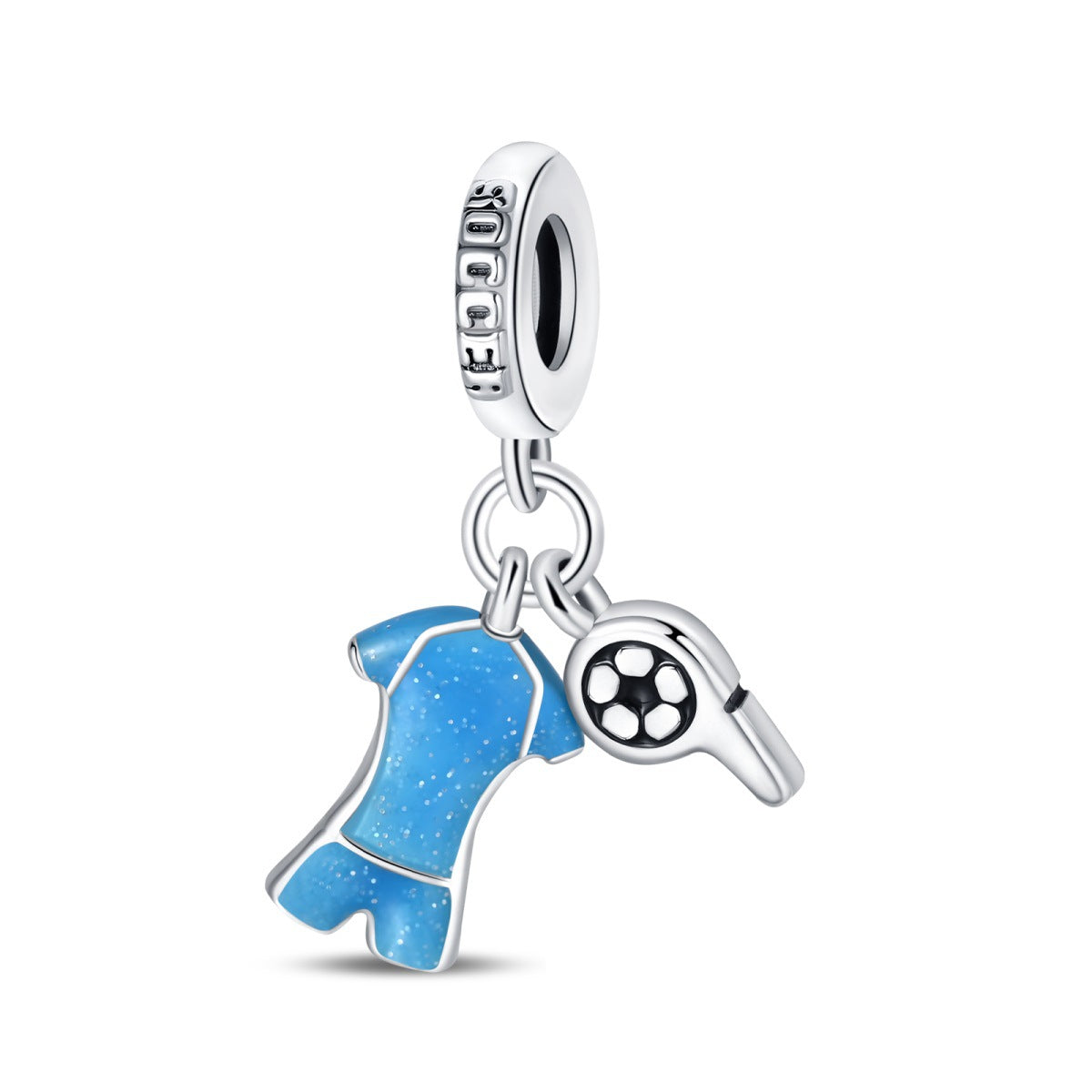 Football Bricolage perles Pendentif Bracelet Accessoires