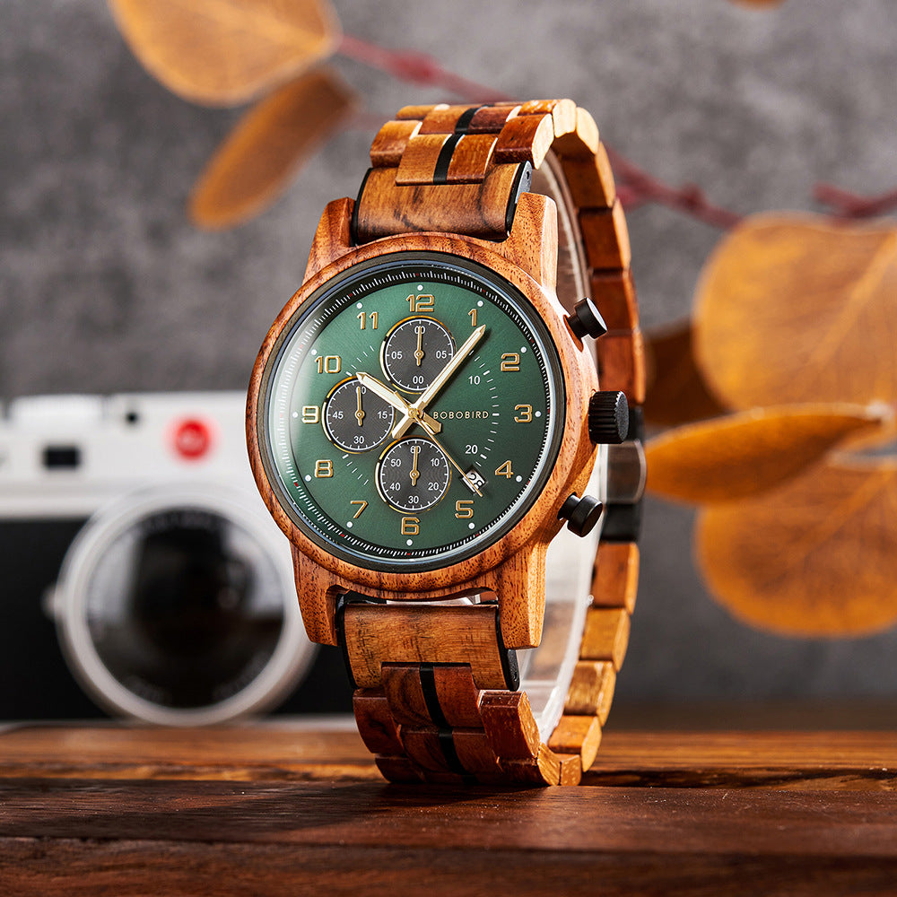 Montre homme en bois