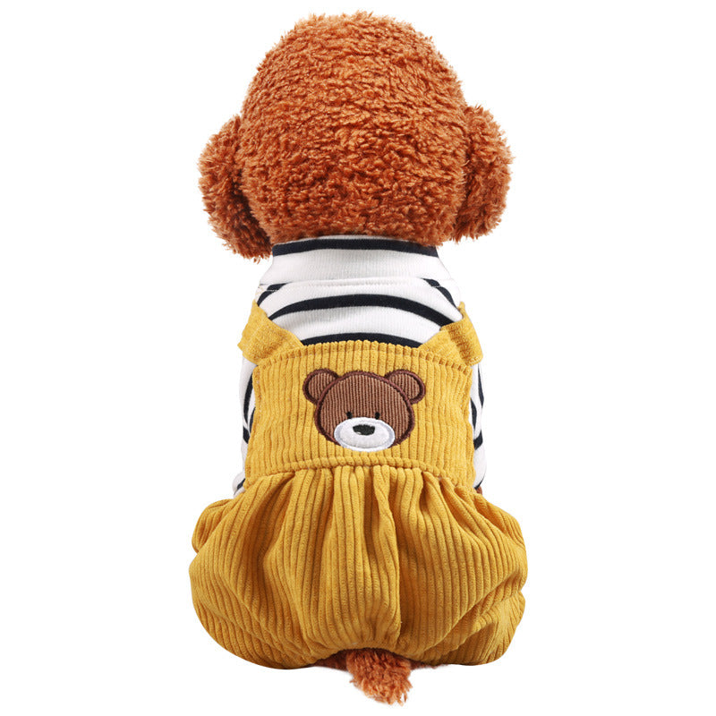 Vêtements pour chiots en peluche Vêtements pour chiens à quatre pattes