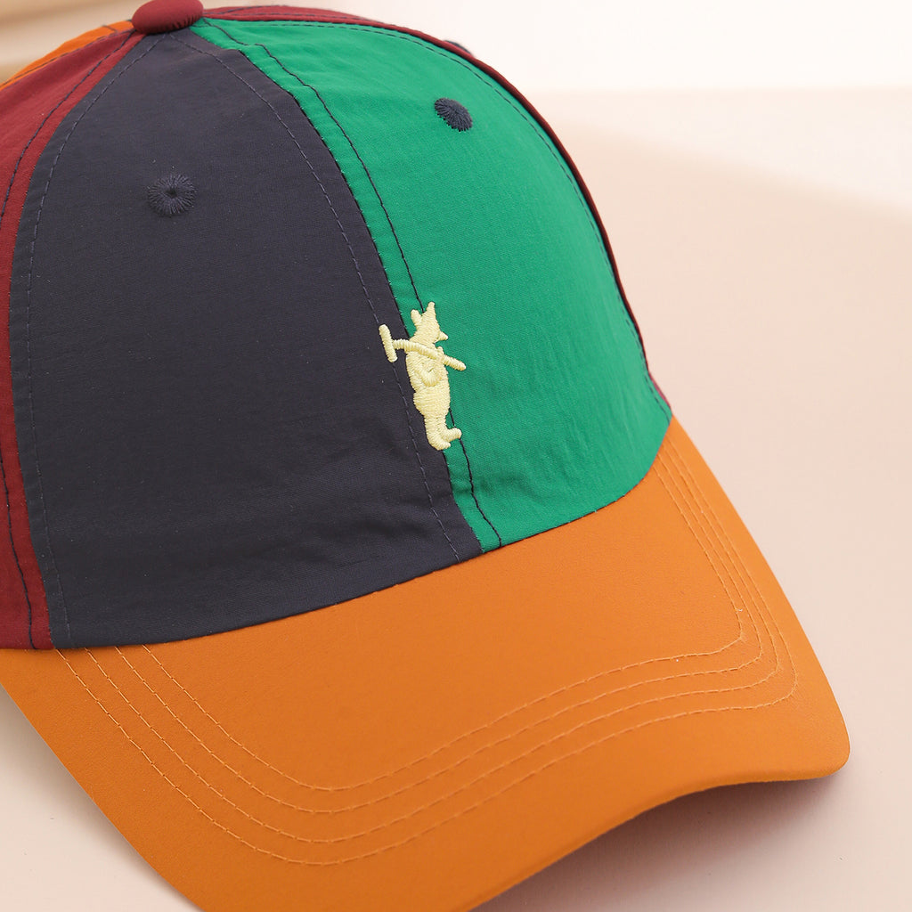 Bouchon de baseball brodé multicolore pour ours à la mode avec des caractéristiques polyvalentes et à séchage rapide