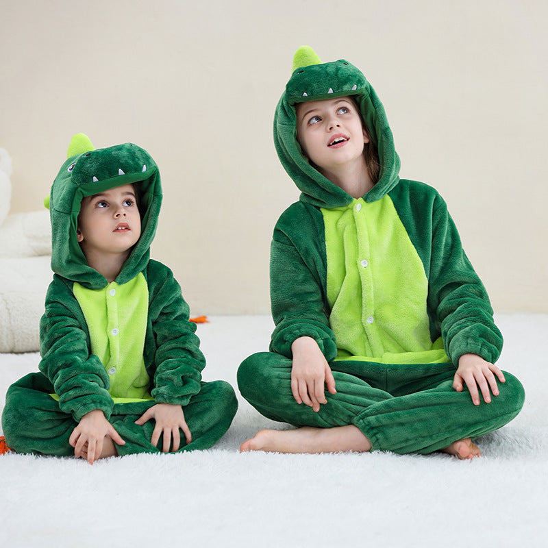 Cartoon animal onesies pour les enfants plus âgés costumes de performance Halloween