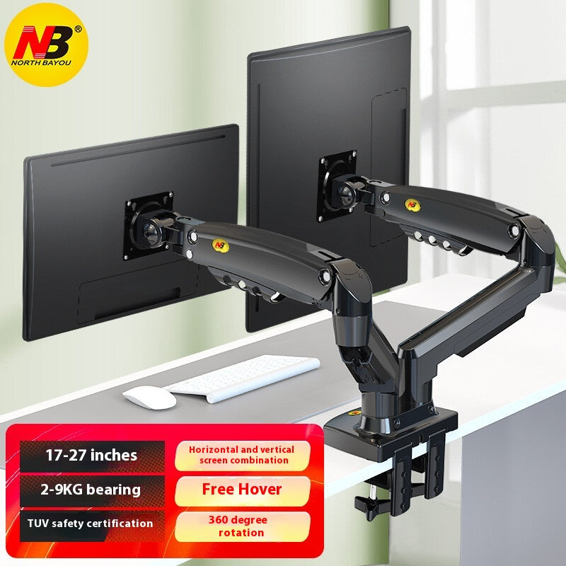 Ordinateur Dual Screen Monitor Smart Desktop Up and Down Lifting Display Rack