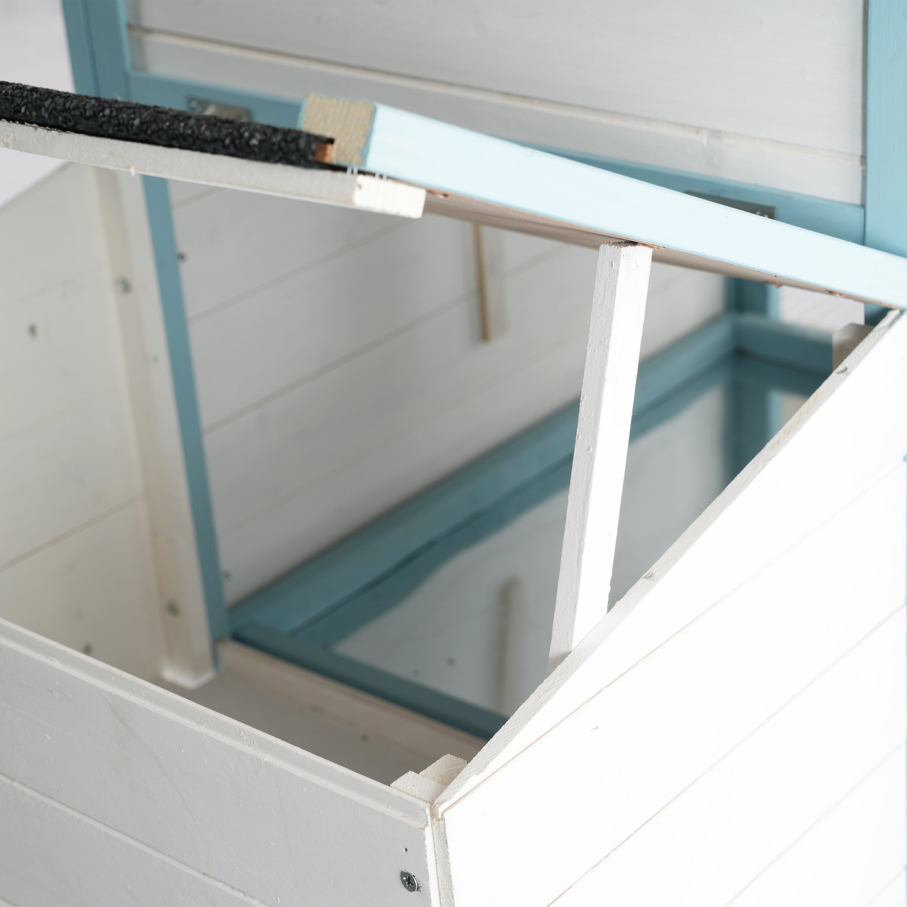 Coop grand poulet en bois avec double boîte de nidification