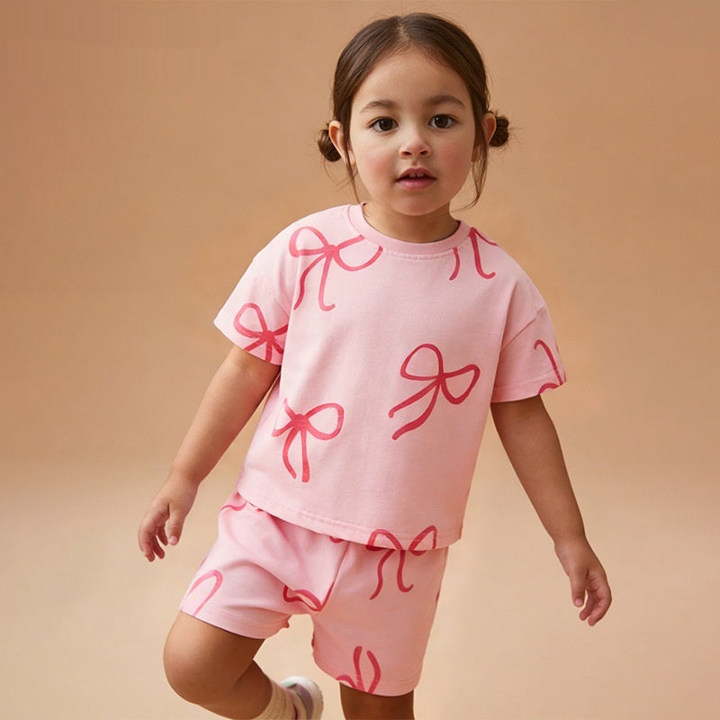 Filles Western-style Floral-print Toddler Et Kids Set