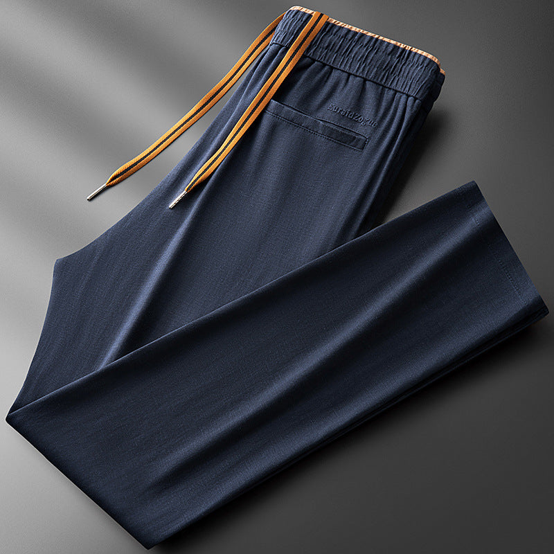Pantalon de sport respirant micro large droite pour hommes