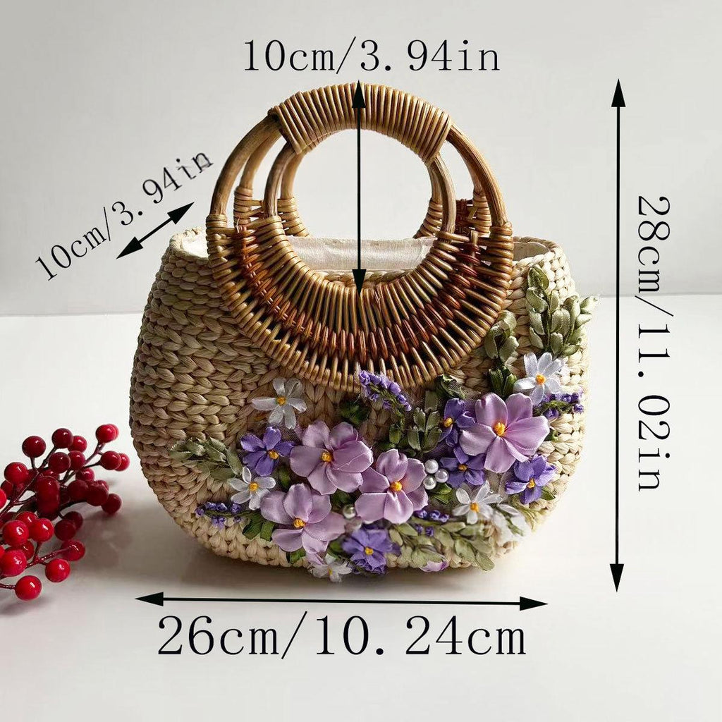 Sac en paille pour la plage et le bord de mer