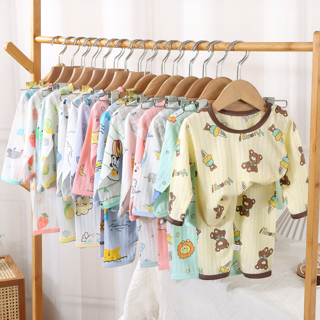 Summer Baby Cotton Maison Porter Pajama pour enfants
