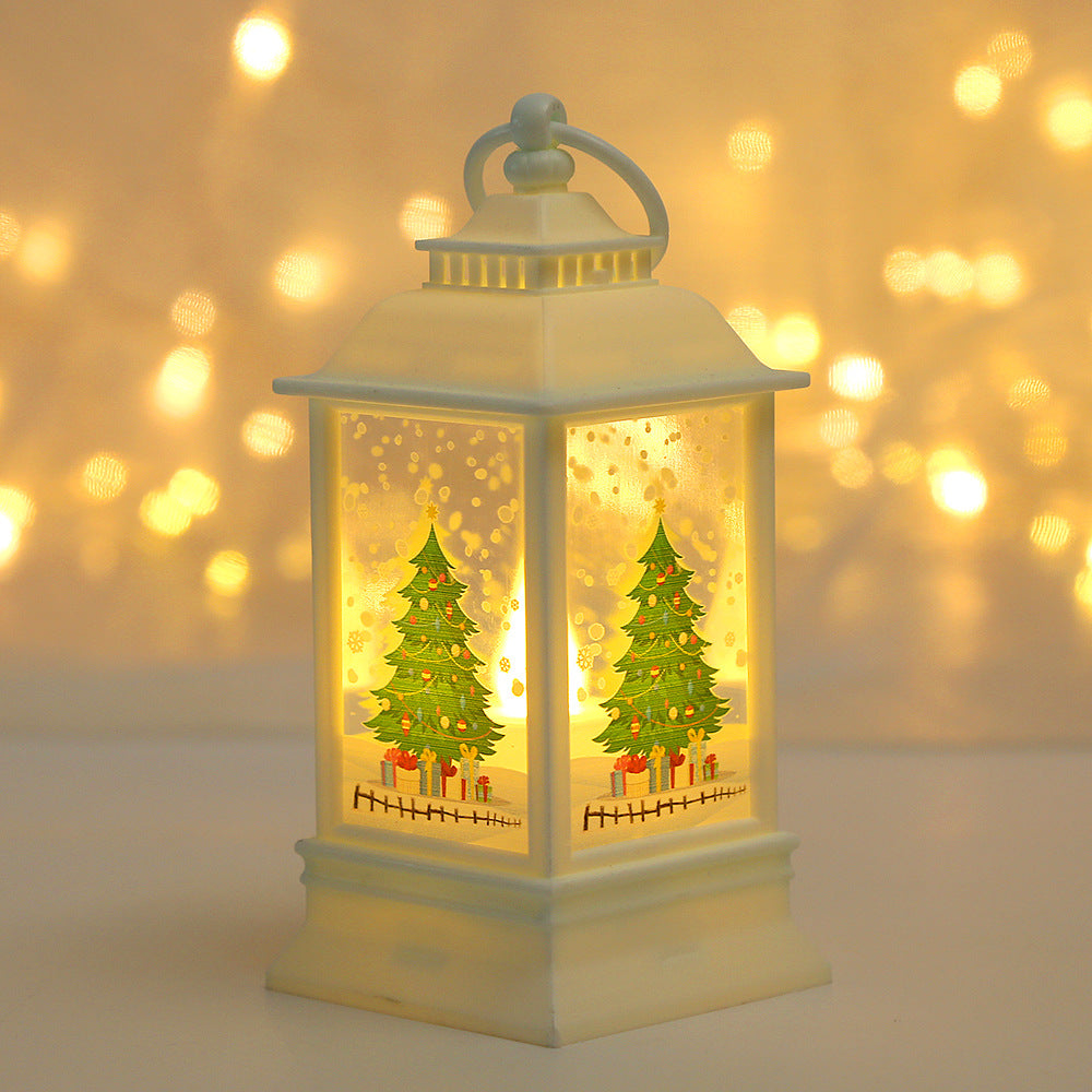 Décorations de Noël Noël pour les aînés Snowman Elk Lantern Pendentif de Noël Arbre