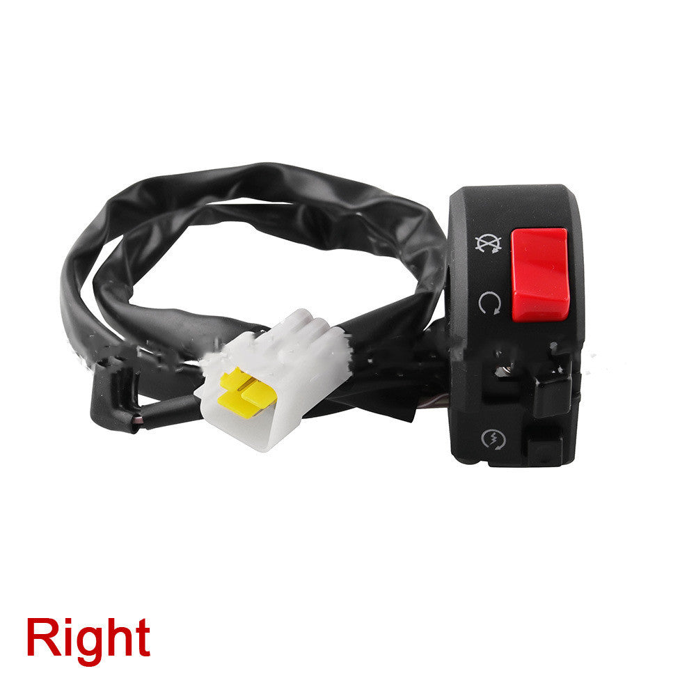 Pièces de moto Modifié interrupteur phare allumeur démarrer Double interrupteur clignotant
