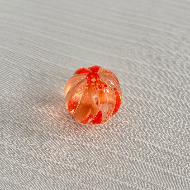 Perles de citrouille acrylique transparentes