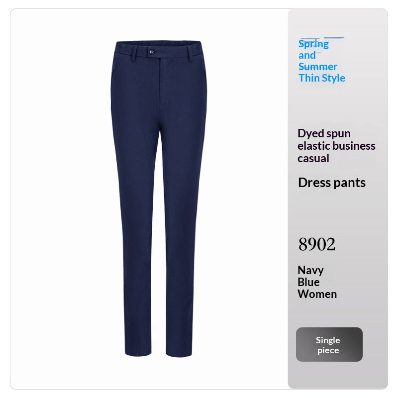 Pantalons formels à drap sur mesure à taille élevée Ce flatter