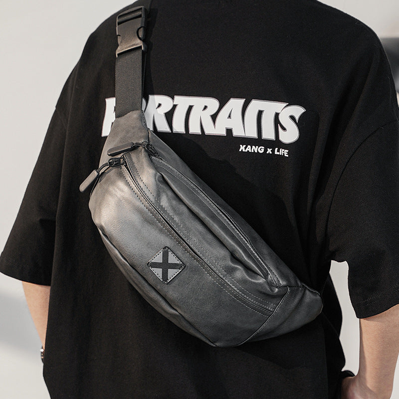 Épaule de mode tendance sac pour homme coréen