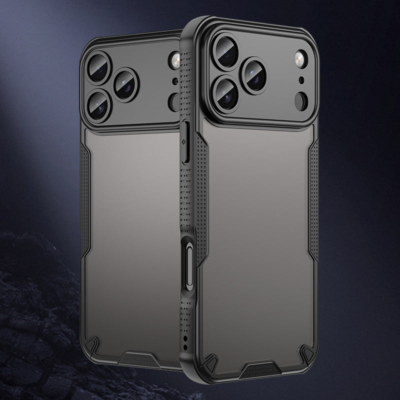 Soft frosted edges and four corners to prevent falling mobile phone case protection