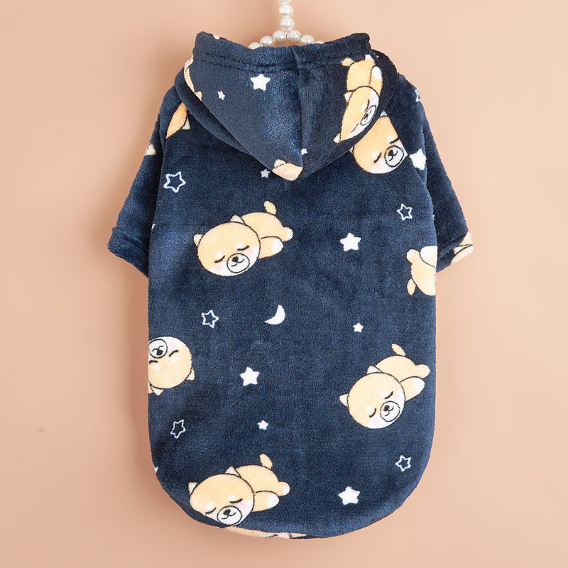 Manteau en peluche chaude pour petits chiens