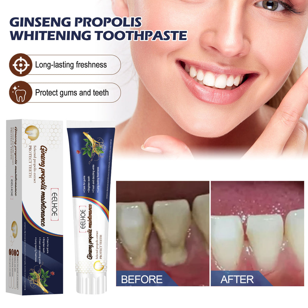 Ginseng Propolis Blanchiment Dentifrice 1 00g 1box