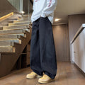 Men's Vintage American Style Wide-Leg and Straight-Fit Cut Jeans