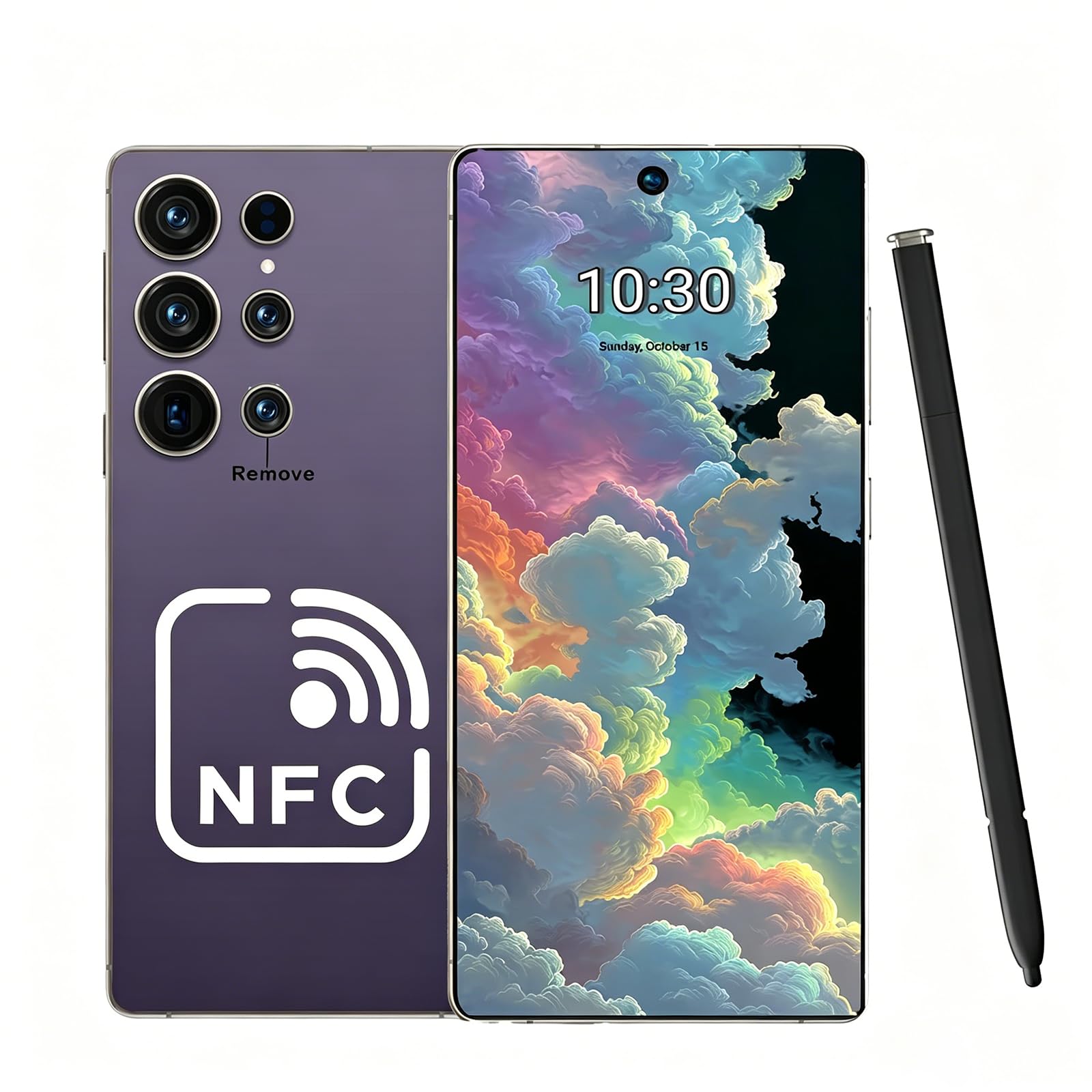C25 Ultra Unlocked Téléphone avec NFC12-512 Go Smartphone 8000mAh 6,9 HD Grand écran Android 1