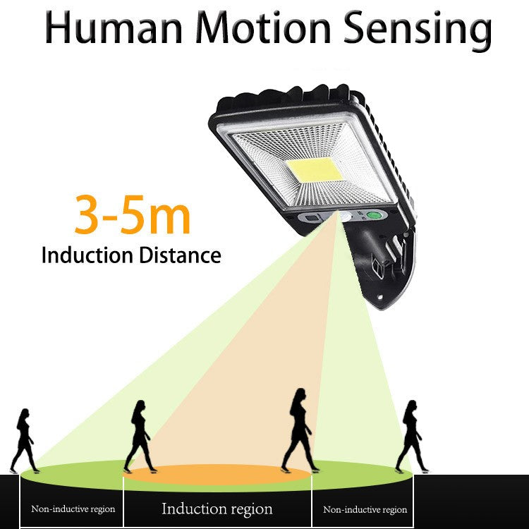 2Pack Étanche LED Solar Powered Light PIR Motion Sensor Outdoor Lamp Garden