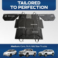 Car Pet Pad avec barrières latérales pour une protection arrière étendue